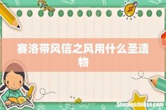 赛洛带风信之风用什么圣遗物