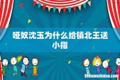哑奴沈玉为什么给镇北王送小指