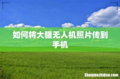 如何将大疆无人机照片传到手机