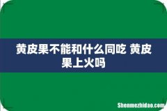 黄皮果不能和什么同吃 黄皮果上火吗