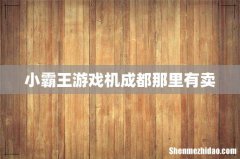 小霸王游戏机成都那里有卖