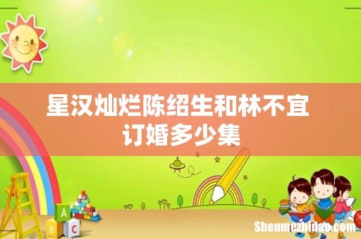 星汉灿烂陈绍生和林不宜 订婚多少集