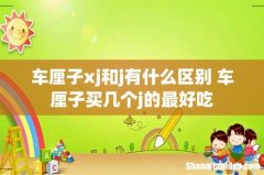 车厘子xj和j有什么区别 车厘子买几个j的最好吃