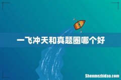 一飞冲天和真题圈哪个好
