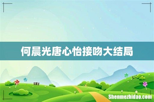 何晨光唐心怡接吻大结局