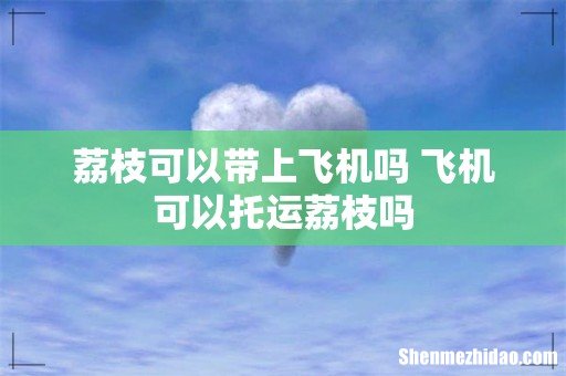 荔枝可以带上飞机吗 飞机可以托运荔枝吗