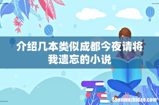 介绍几本类似成都今夜请将我遗忘的小说