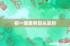 初一哪里有剪头发的