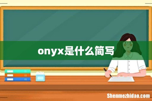 onyx是什么简写