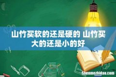 山竹买软的还是硬的 山竹买大的还是小的好