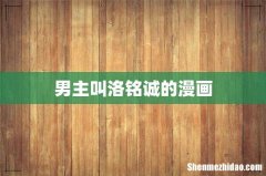 男主叫洛铭诚的漫画