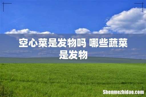 空心菜是发物吗 哪些蔬菜是发物