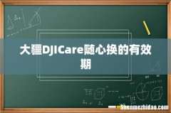 大疆DJICare随心换的有效期