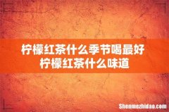 柠檬红茶什么季节喝最好 柠檬红茶什么味道