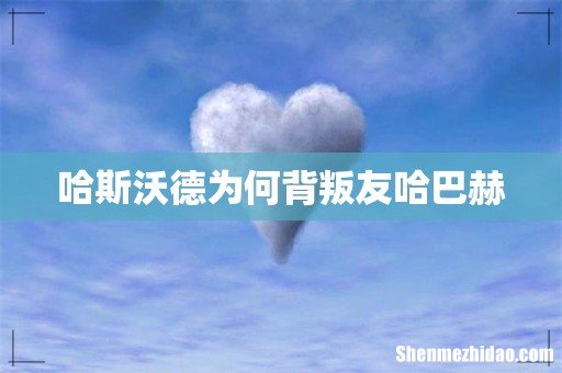 哈斯沃德为何背叛友哈巴赫