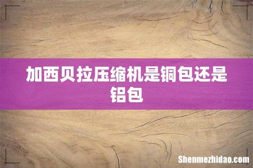 加西贝拉压缩机是铜包还是铝包