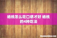 杨桃怎么吃口感才好 杨桃的4种吃法