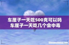 车厘子一天吃500克可以吗 车厘子一天吃几个会中毒