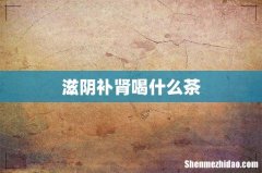 滋阴补肾喝什么茶