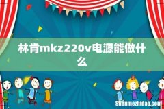 林肯mkz220v电源能做什么