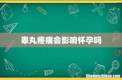 睾丸疼痛会影响怀孕吗