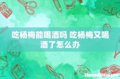 吃杨梅能喝酒吗 吃杨梅又喝酒了怎么办