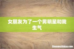 女朋友为了一个男明星和我生气