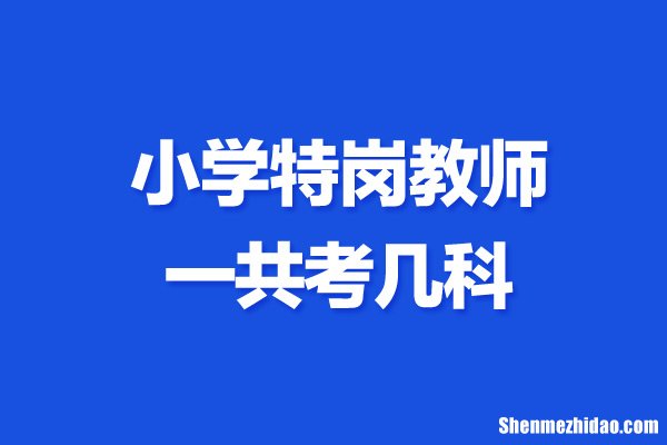 考小学教师有什么科目吗 考小学教师有什么科目吗知乎