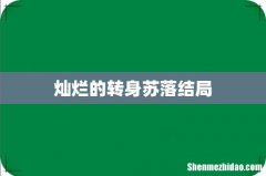 灿烂的转身苏落结局