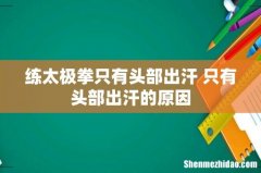 练太极拳只有头部出汗 只有头部出汗的原因