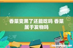 香菜变黑了还能吃吗 香菜属于发物吗