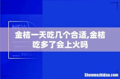 金桔一天吃几个合适,金桔吃多了会上火吗
