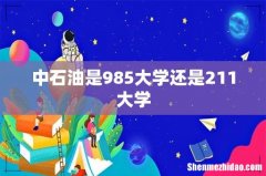 中石油是985大学还是211大学