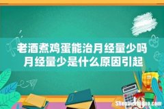 老酒煮鸡蛋能治月经量少吗 月经量少是什么原因引起