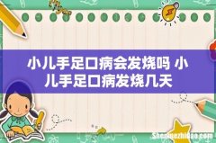 小儿手足口病会发烧吗 小儿手足口病发烧几天