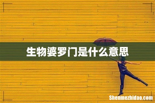 生物婆罗门是什么意思