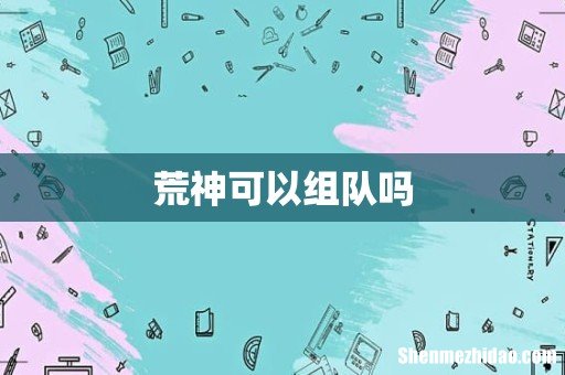 荒神可以组队吗