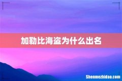 加勒比海盗为什么出名