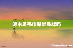 啄木鸟毛巾架是品牌吗