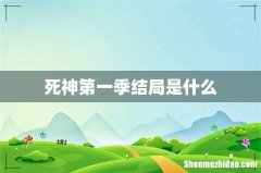 死神第一季结局是什么
