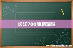 长江700油箱漏油