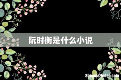 阮时衡是什么小说