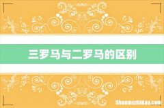 三罗马与二罗马的区别