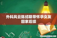外科风云陈绍聪带怀孕女友回家后续
