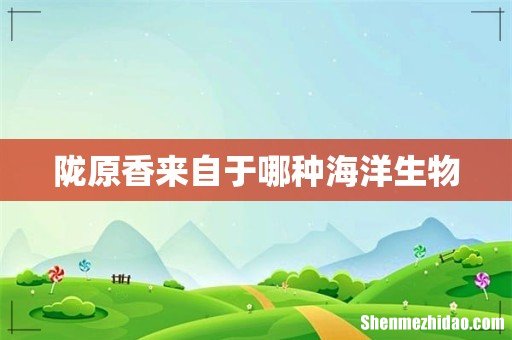陇原香来自于哪种海洋生物