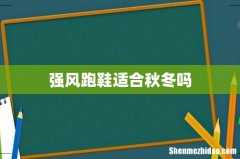 强风跑鞋适合秋冬吗
