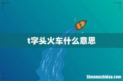 t字头火车什么意思