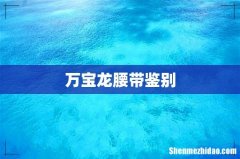 万宝龙腰带鉴别