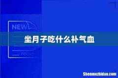 坐月子吃什么补气血