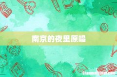 南京的夜里原唱